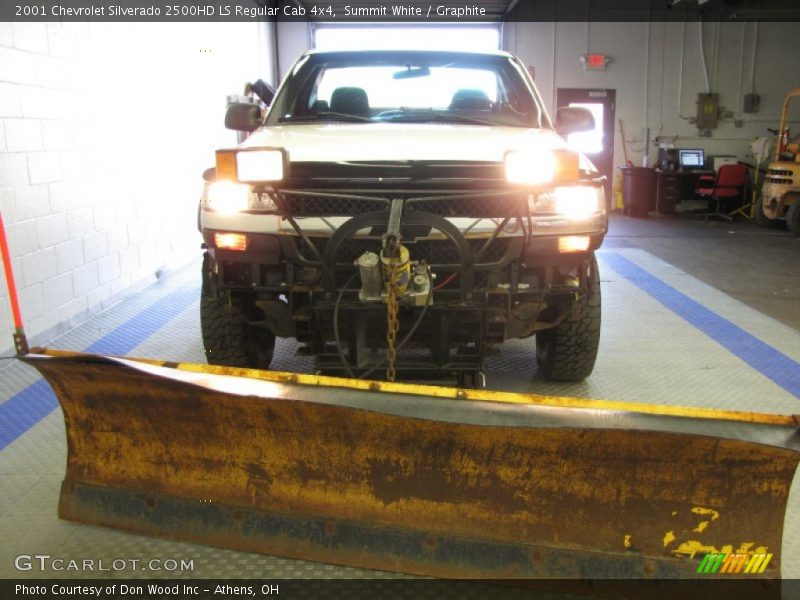 Summit White / Graphite 2001 Chevrolet Silverado 2500HD LS Regular Cab 4x4