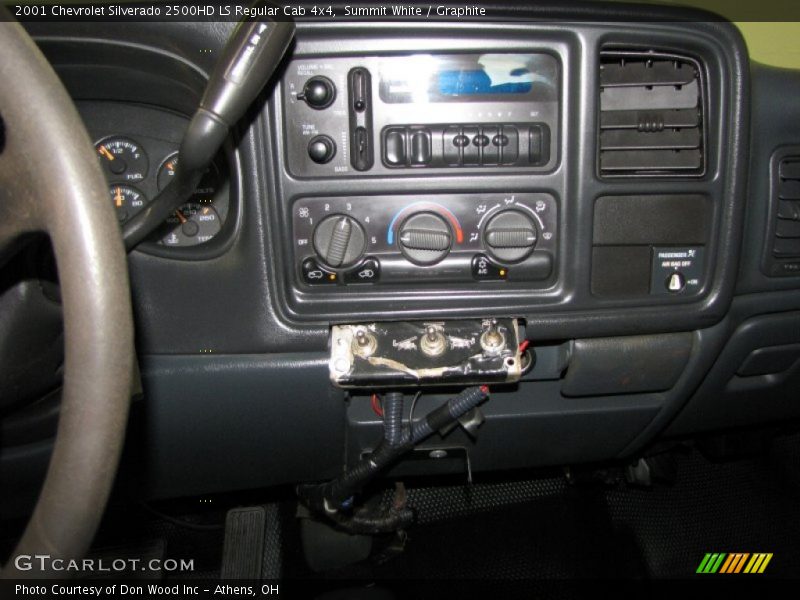 Summit White / Graphite 2001 Chevrolet Silverado 2500HD LS Regular Cab 4x4