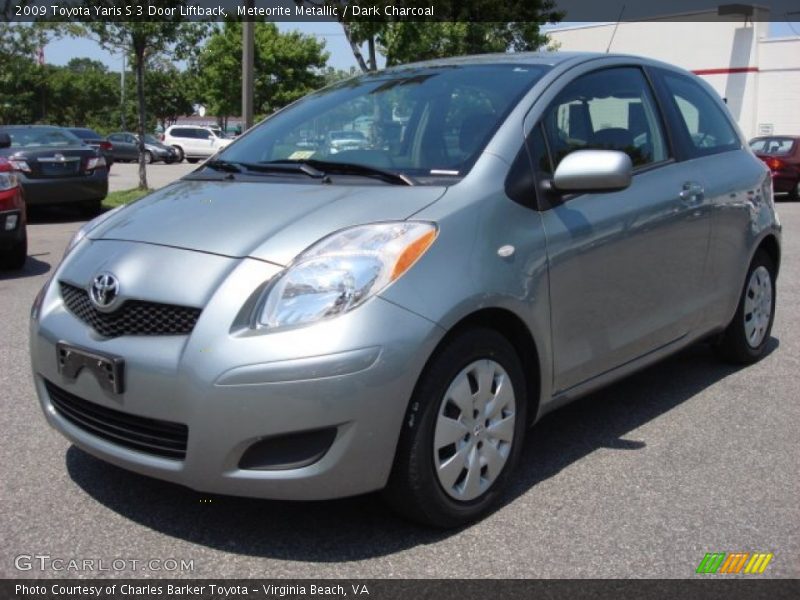 Meteorite Metallic / Dark Charcoal 2009 Toyota Yaris S 3 Door Liftback