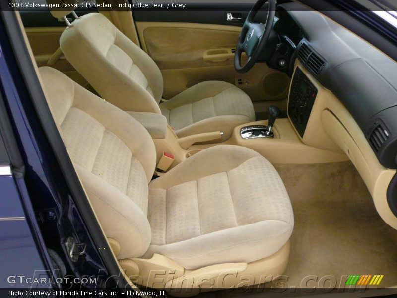 Indigo Blue Pearl / Grey 2003 Volkswagen Passat GLS Sedan
