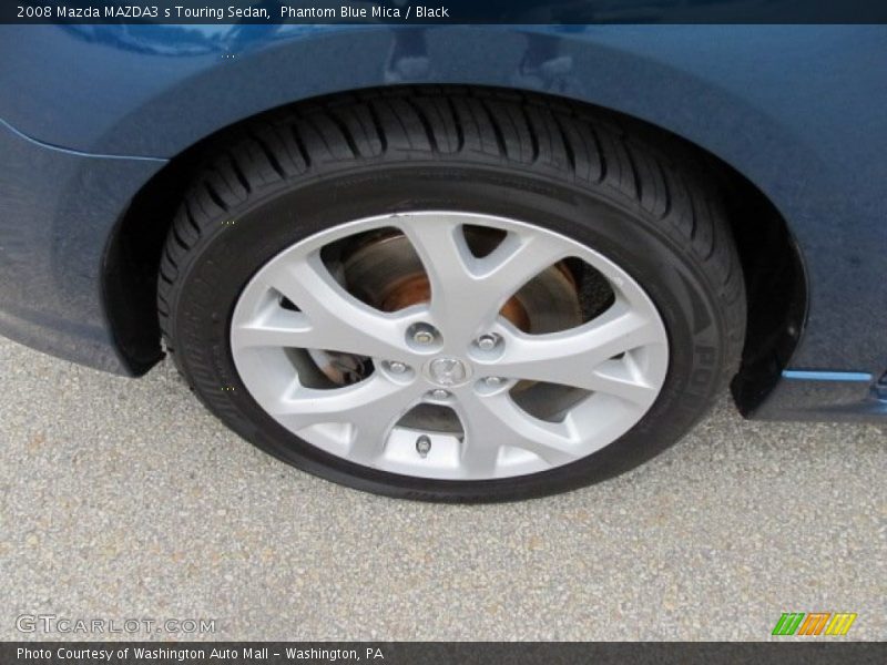 Phantom Blue Mica / Black 2008 Mazda MAZDA3 s Touring Sedan