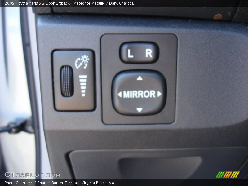 Meteorite Metallic / Dark Charcoal 2009 Toyota Yaris S 3 Door Liftback