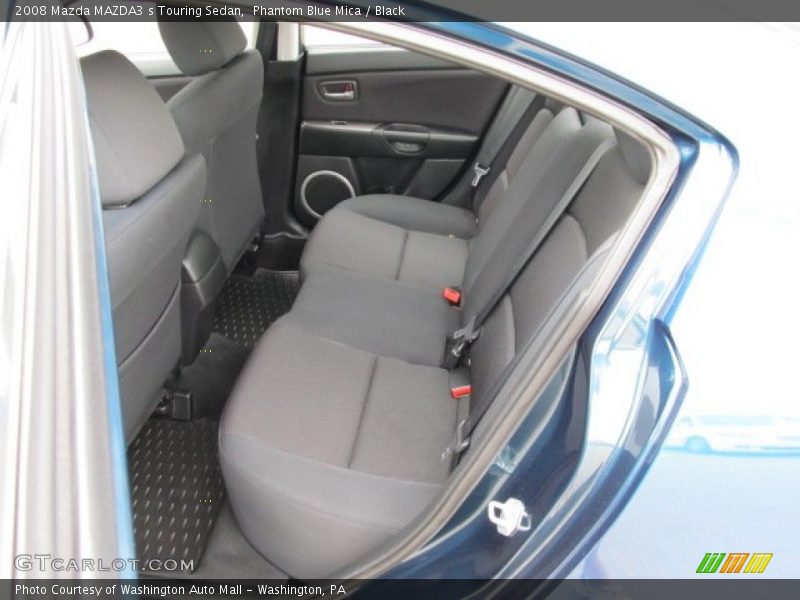 Phantom Blue Mica / Black 2008 Mazda MAZDA3 s Touring Sedan