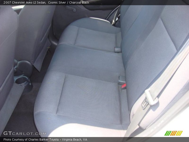 Cosmic Silver / Charcoal Black 2007 Chevrolet Aveo LS Sedan