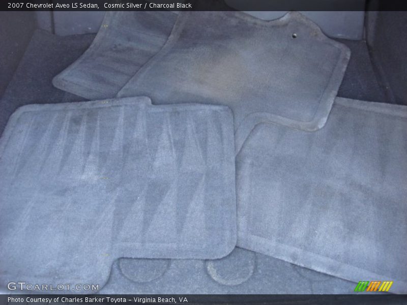 Cosmic Silver / Charcoal Black 2007 Chevrolet Aveo LS Sedan