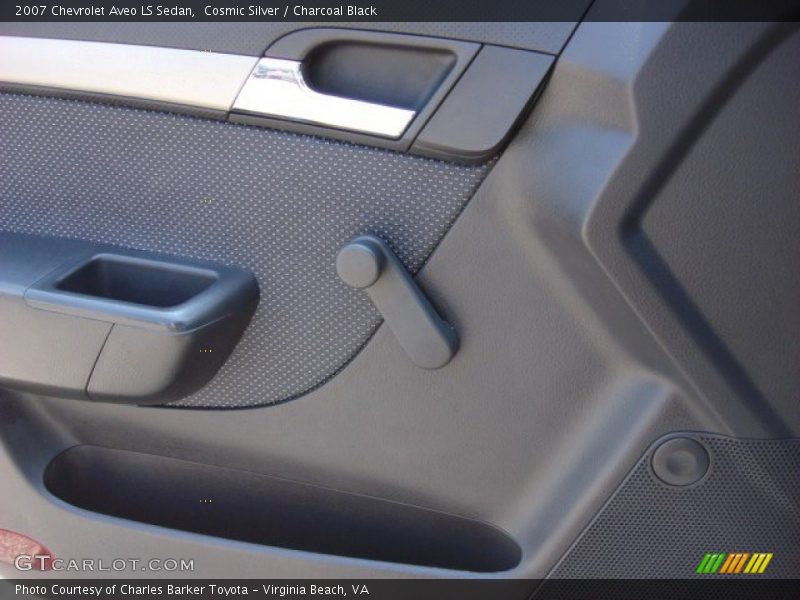 Cosmic Silver / Charcoal Black 2007 Chevrolet Aveo LS Sedan