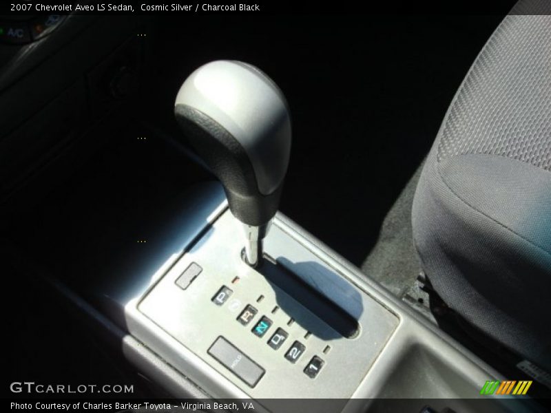 Cosmic Silver / Charcoal Black 2007 Chevrolet Aveo LS Sedan
