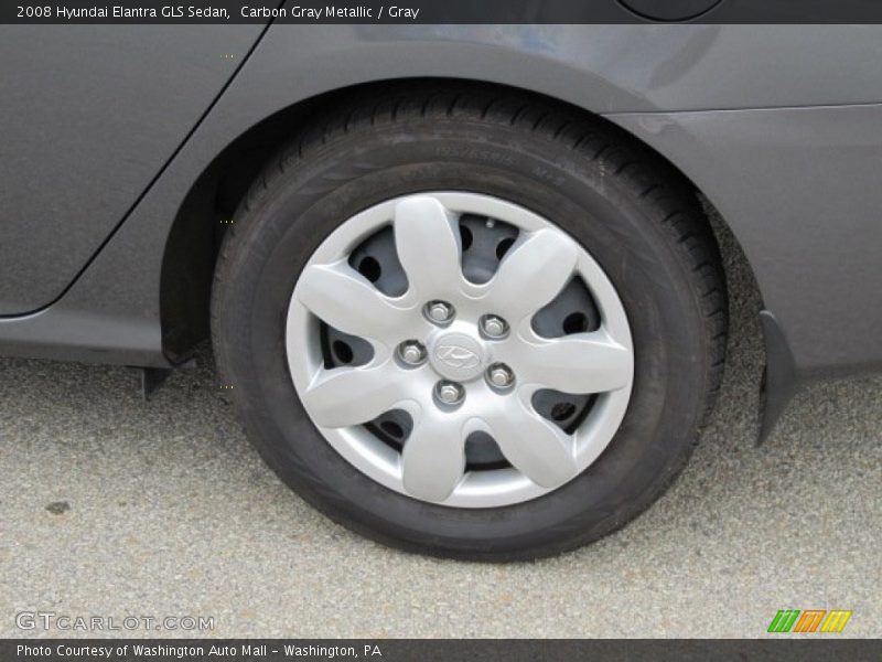 Carbon Gray Metallic / Gray 2008 Hyundai Elantra GLS Sedan