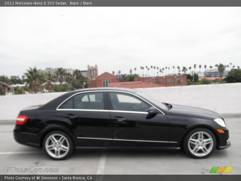 Black / Black 2011 Mercedes-Benz E 350 Sedan