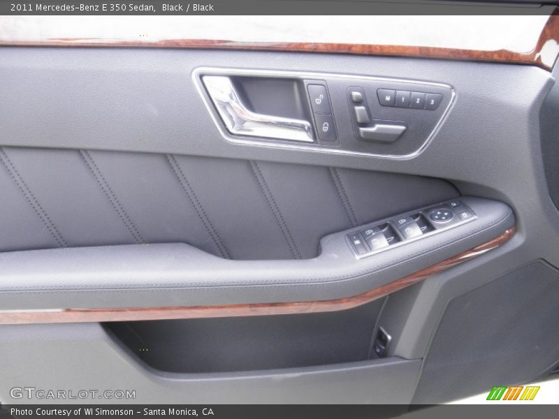 Black / Black 2011 Mercedes-Benz E 350 Sedan