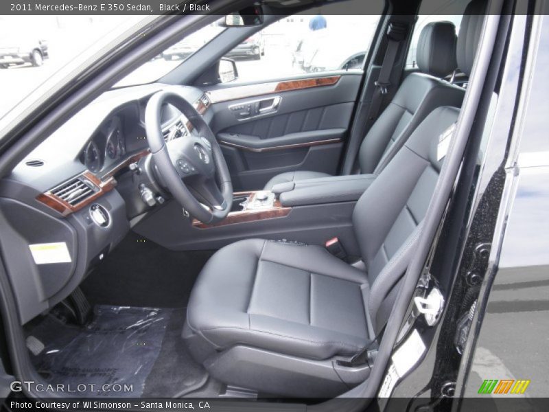Black / Black 2011 Mercedes-Benz E 350 Sedan