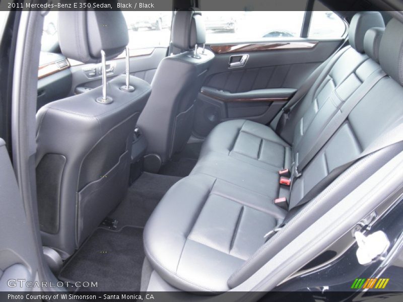 Black / Black 2011 Mercedes-Benz E 350 Sedan