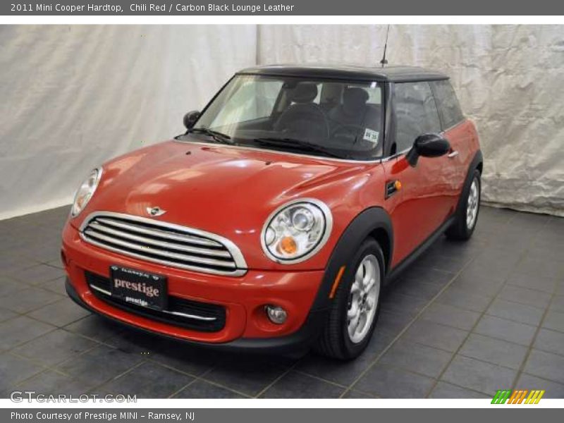 Chili Red / Carbon Black Lounge Leather 2011 Mini Cooper Hardtop