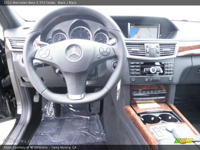 Black / Black 2011 Mercedes-Benz E 350 Sedan