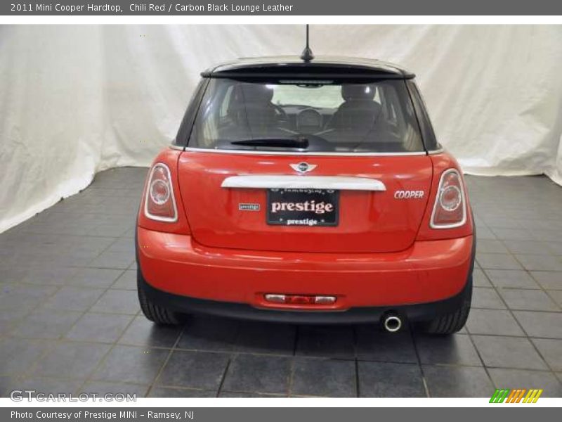 Chili Red / Carbon Black Lounge Leather 2011 Mini Cooper Hardtop