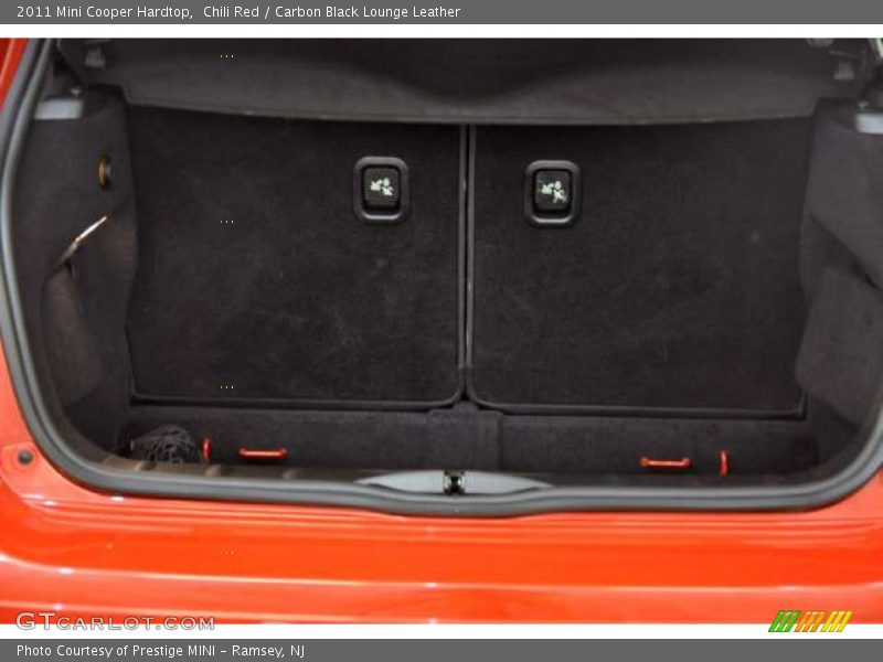 Chili Red / Carbon Black Lounge Leather 2011 Mini Cooper Hardtop