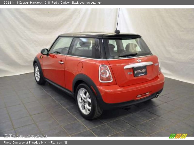 Chili Red / Carbon Black Lounge Leather 2011 Mini Cooper Hardtop