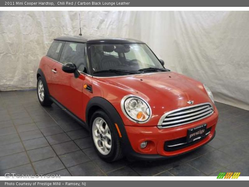 Chili Red / Carbon Black Lounge Leather 2011 Mini Cooper Hardtop