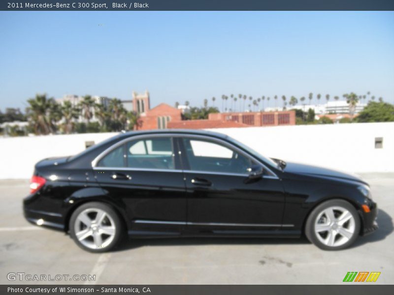 Black / Black 2011 Mercedes-Benz C 300 Sport