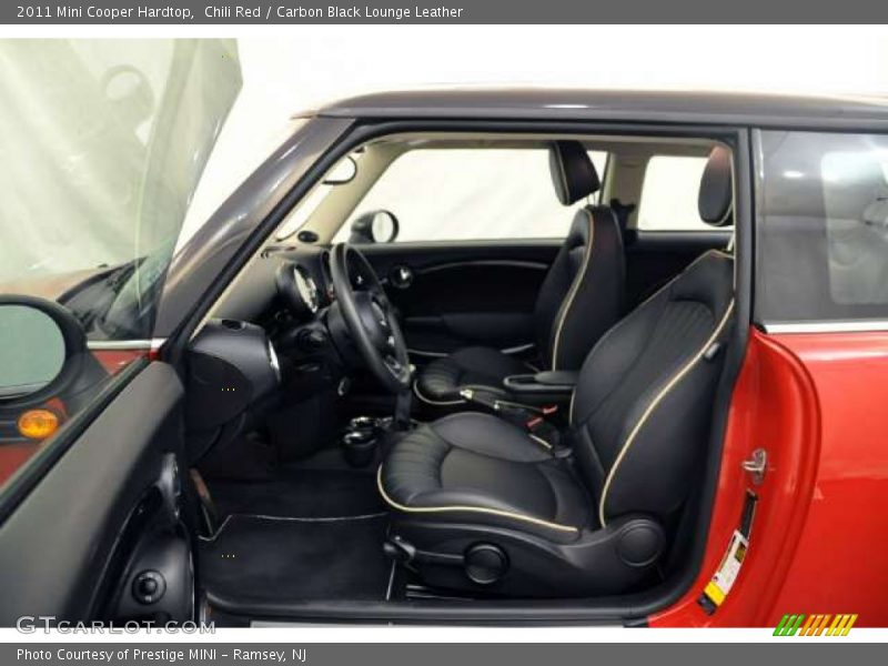 Chili Red / Carbon Black Lounge Leather 2011 Mini Cooper Hardtop