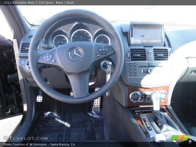 Black / Black 2011 Mercedes-Benz C 300 Sport