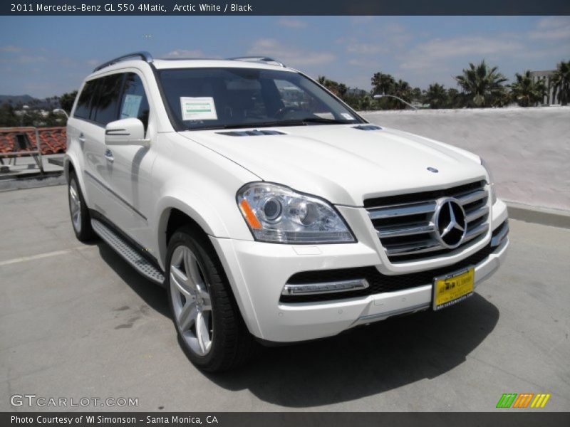 Arctic White / Black 2011 Mercedes-Benz GL 550 4Matic