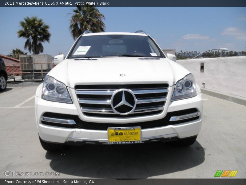 Arctic White / Black 2011 Mercedes-Benz GL 550 4Matic