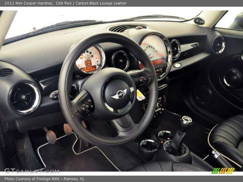 Chili Red / Carbon Black Lounge Leather 2011 Mini Cooper Hardtop
