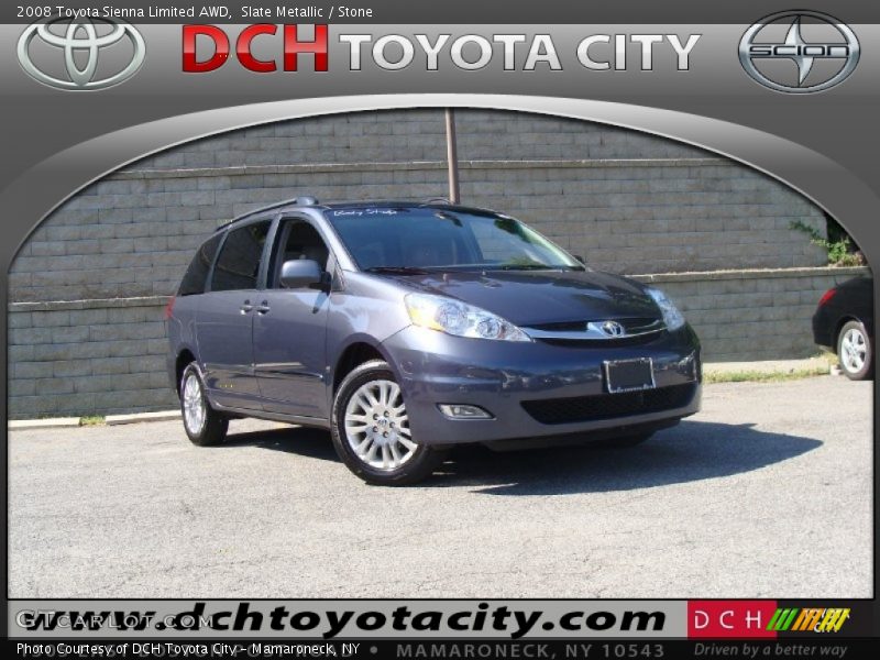 Slate Metallic / Stone 2008 Toyota Sienna Limited AWD