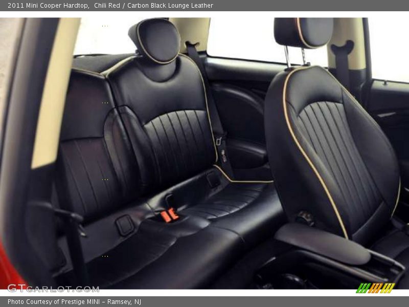 Chili Red / Carbon Black Lounge Leather 2011 Mini Cooper Hardtop