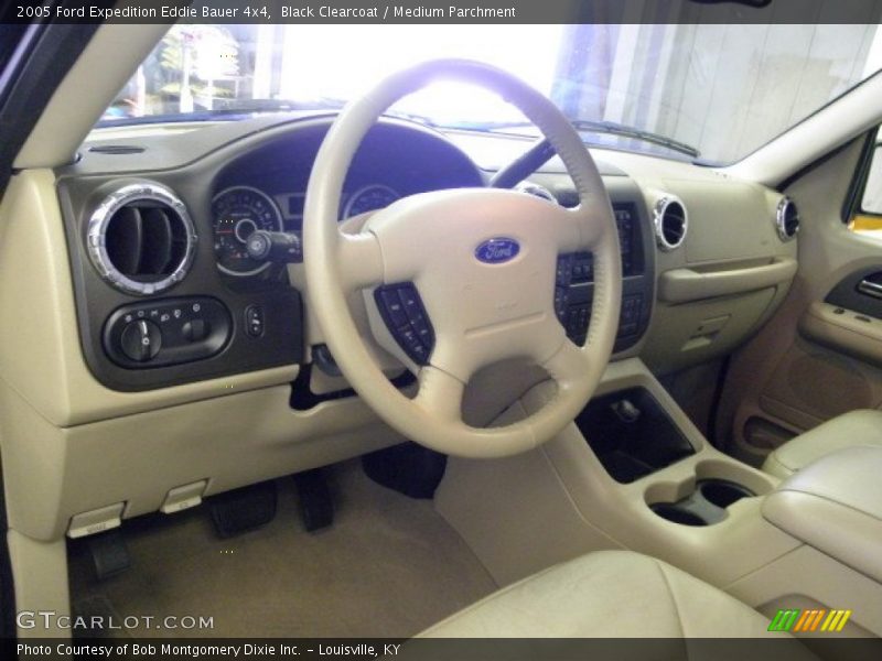 Black Clearcoat / Medium Parchment 2005 Ford Expedition Eddie Bauer 4x4