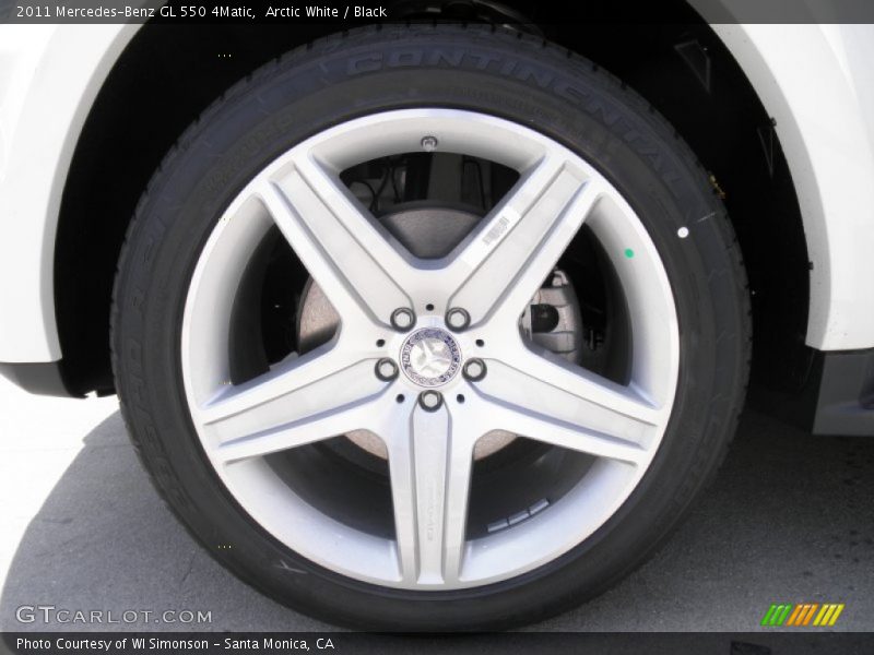 Arctic White / Black 2011 Mercedes-Benz GL 550 4Matic