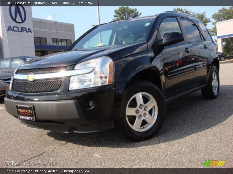 Black / Light Gray 2006 Chevrolet Equinox LT AWD