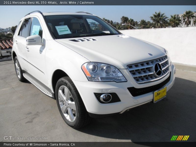 Arctic White / Cashmere 2011 Mercedes-Benz ML 350 4Matic