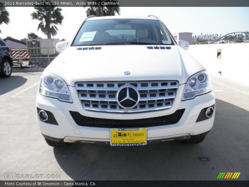 Arctic White / Cashmere 2011 Mercedes-Benz ML 350 4Matic