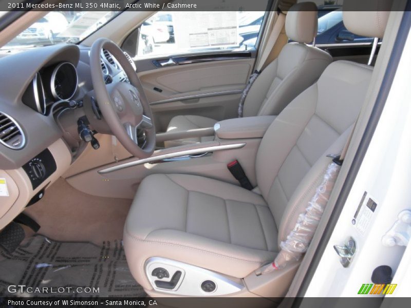 Arctic White / Cashmere 2011 Mercedes-Benz ML 350 4Matic