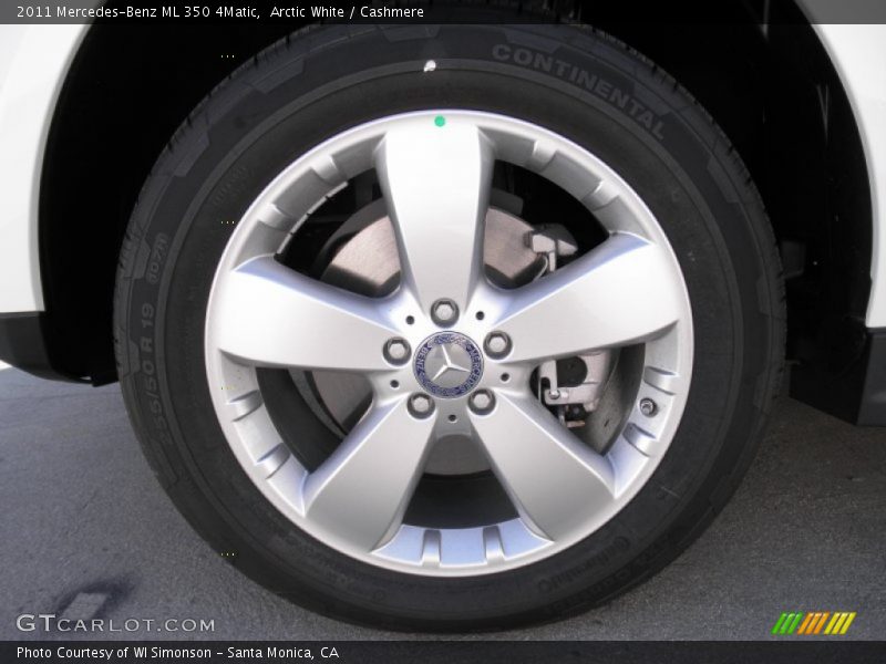 Arctic White / Cashmere 2011 Mercedes-Benz ML 350 4Matic