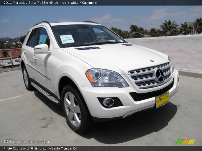 Arctic White / Cashmere 2011 Mercedes-Benz ML 350 4Matic