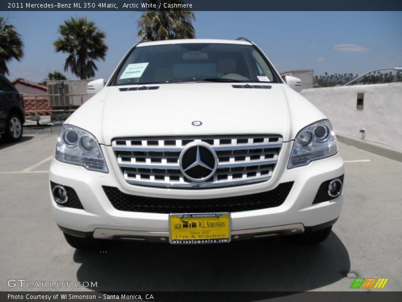 Arctic White / Cashmere 2011 Mercedes-Benz ML 350 4Matic