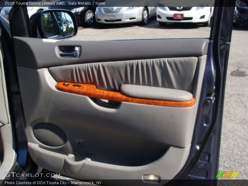 Slate Metallic / Stone 2008 Toyota Sienna Limited AWD