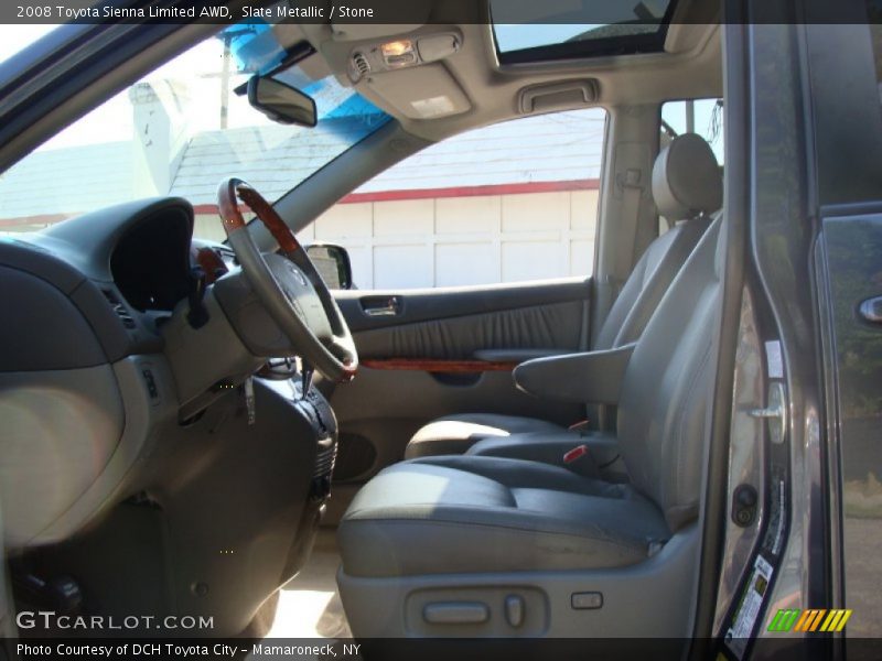 Slate Metallic / Stone 2008 Toyota Sienna Limited AWD
