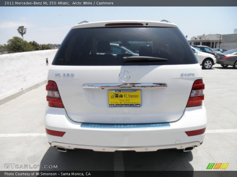 Arctic White / Cashmere 2011 Mercedes-Benz ML 350 4Matic