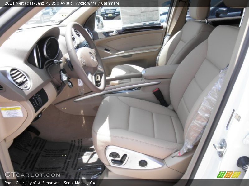 Arctic White / Cashmere 2011 Mercedes-Benz ML 350 4Matic