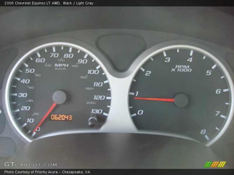 Black / Light Gray 2006 Chevrolet Equinox LT AWD