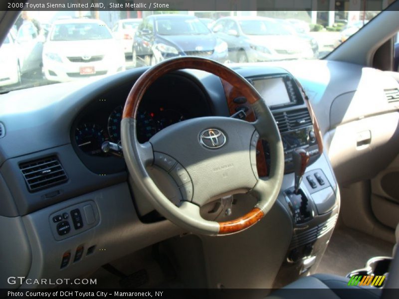 Slate Metallic / Stone 2008 Toyota Sienna Limited AWD