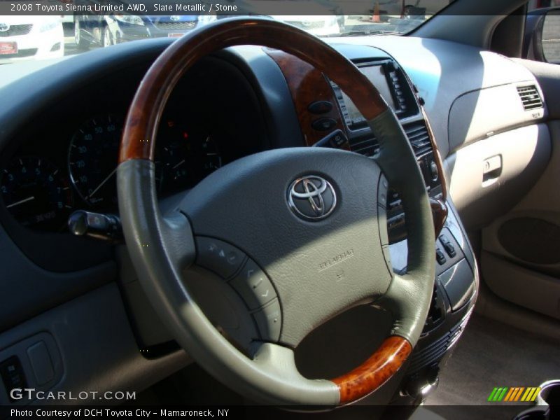 Slate Metallic / Stone 2008 Toyota Sienna Limited AWD