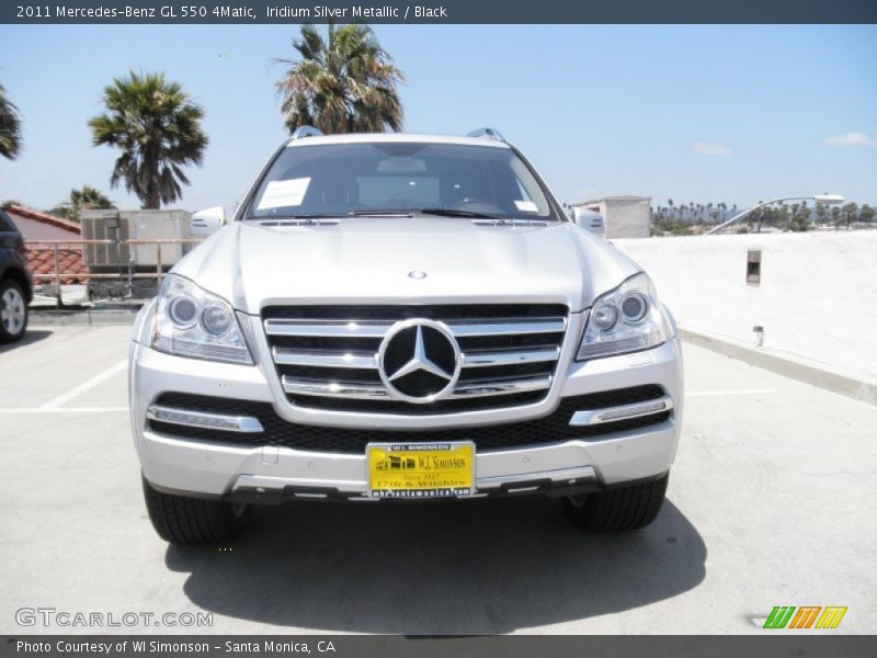 Iridium Silver Metallic / Black 2011 Mercedes-Benz GL 550 4Matic