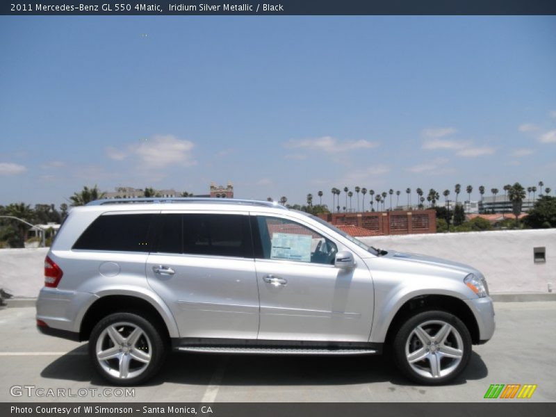 Iridium Silver Metallic / Black 2011 Mercedes-Benz GL 550 4Matic