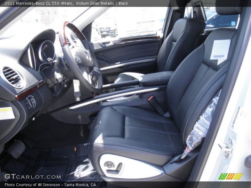 Iridium Silver Metallic / Black 2011 Mercedes-Benz GL 550 4Matic