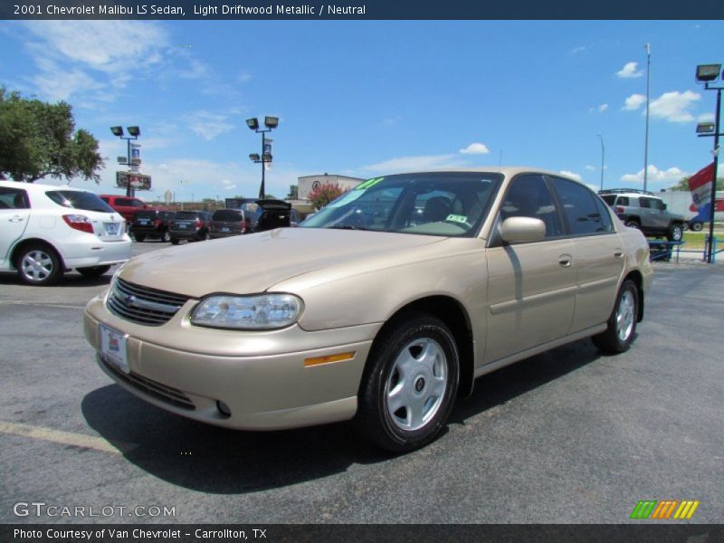 Light Driftwood Metallic / Neutral 2001 Chevrolet Malibu LS Sedan